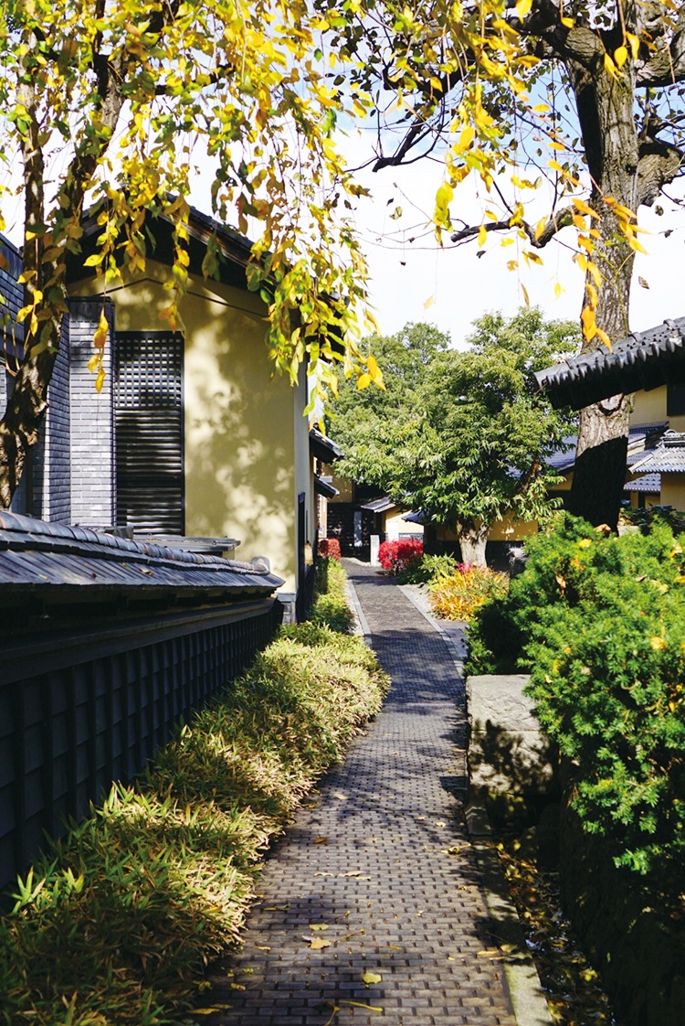 栗の小径（長野県小布施町）