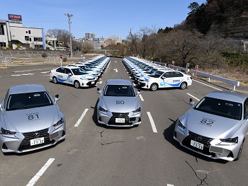 花壇自動車学校技能教習風景